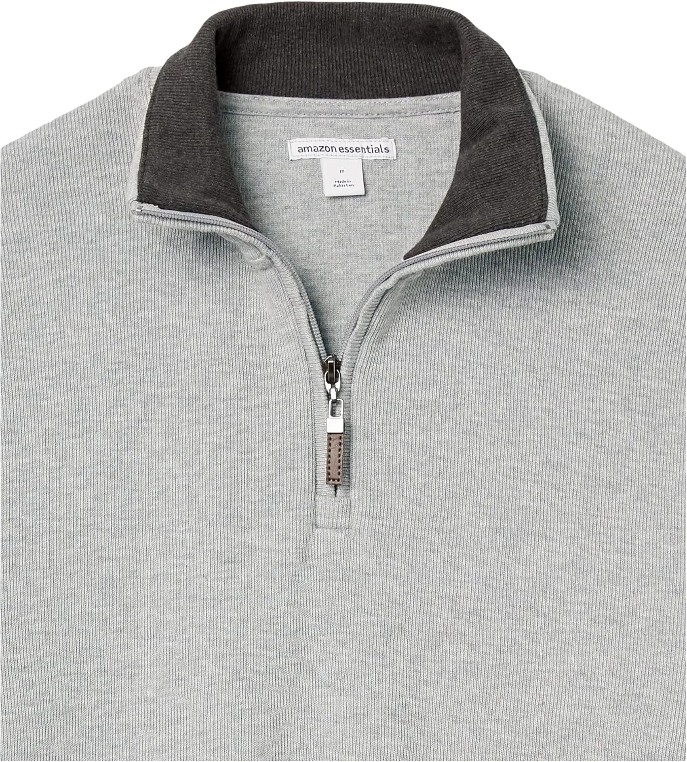 Amazon Essentials Men's Quarter-Zip French Rib Sweater, Casual Wear