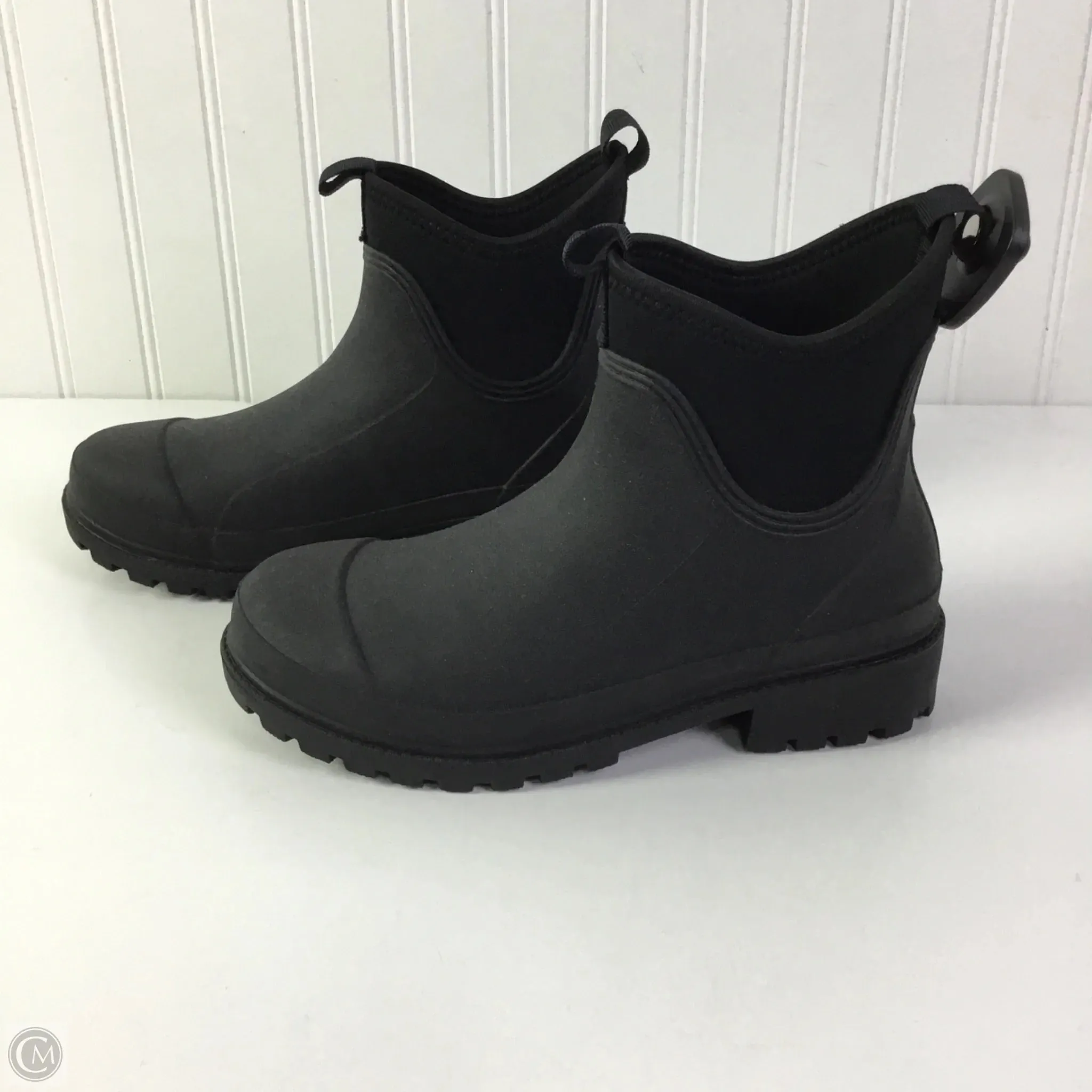 Boots Rain By Time And Tru In Black, Size: 7
