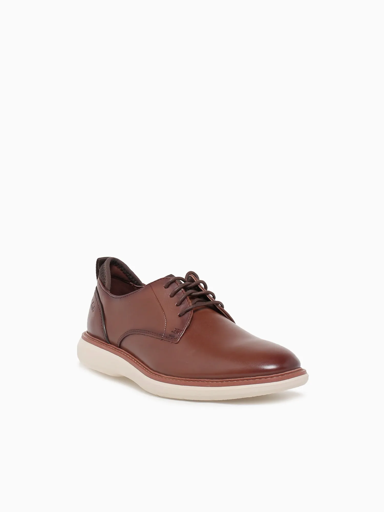Brantin Plain Dk Tan Leather