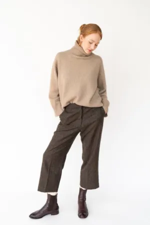 Brown Irish Tweed Trousers