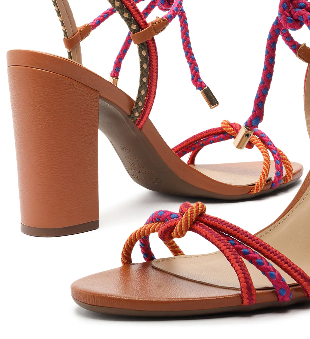 Camila High Block Sandal