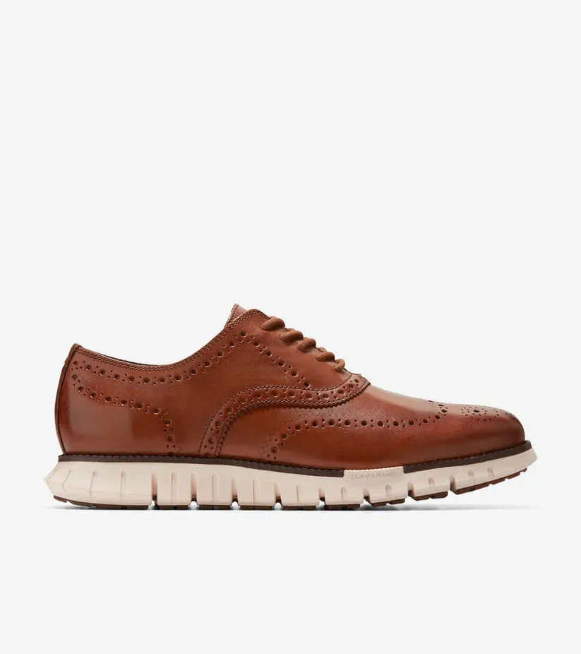 Cole Haan ZERØGRAND Remastered Wingtip Oxfords - Tan