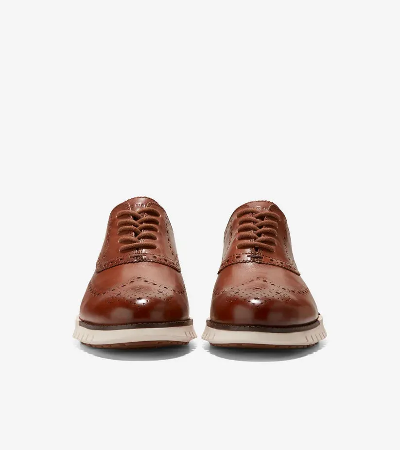 Cole Haan ZERØGRAND Remastered Wingtip Oxfords - Tan
