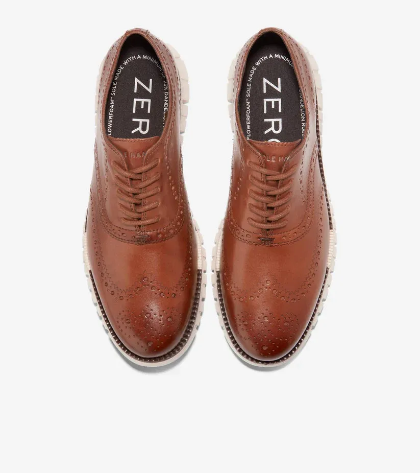 Cole Haan ZERØGRAND Remastered Wingtip Oxfords - Tan