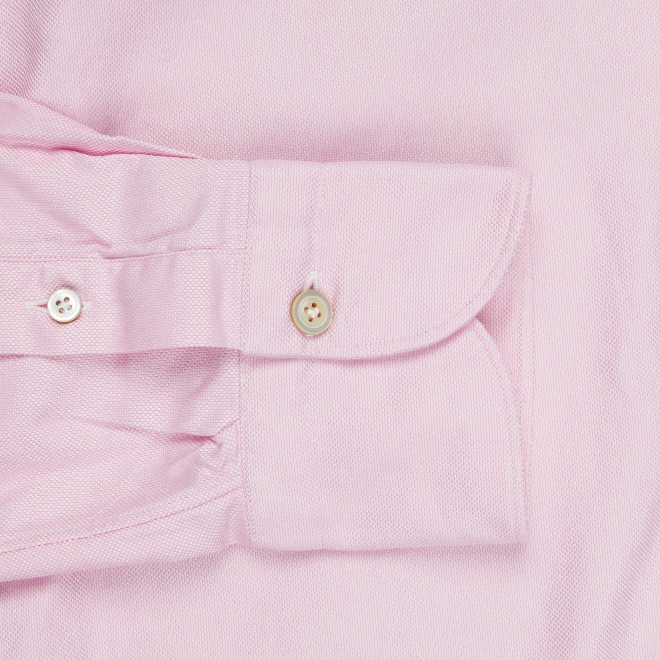 Finamore x Frans Boone button down shirt Tokyo oxford pink