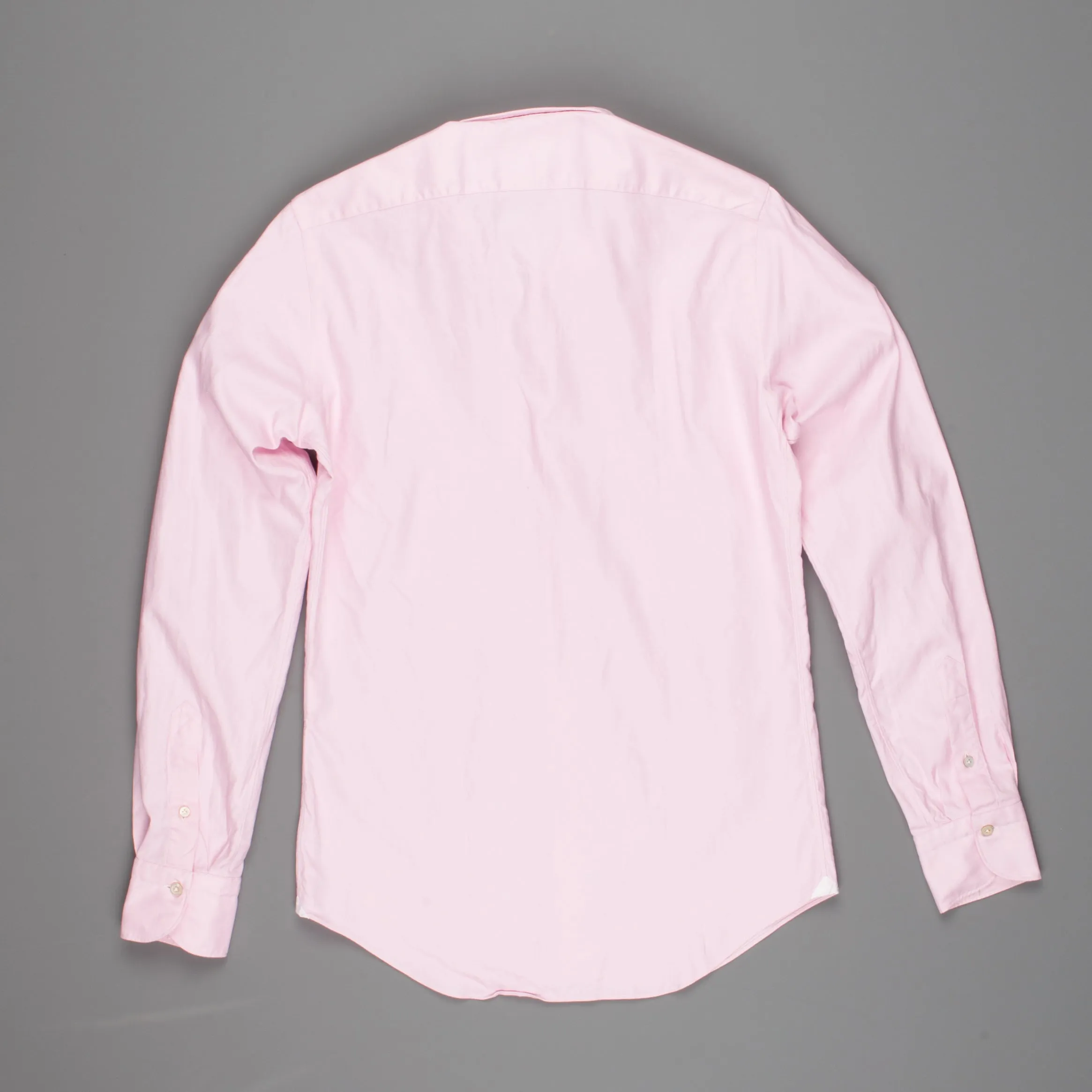 Finamore x Frans Boone button down shirt Tokyo oxford pink