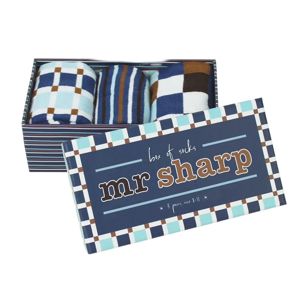 Funky Feet Socks - Mr Sharp 3 pack