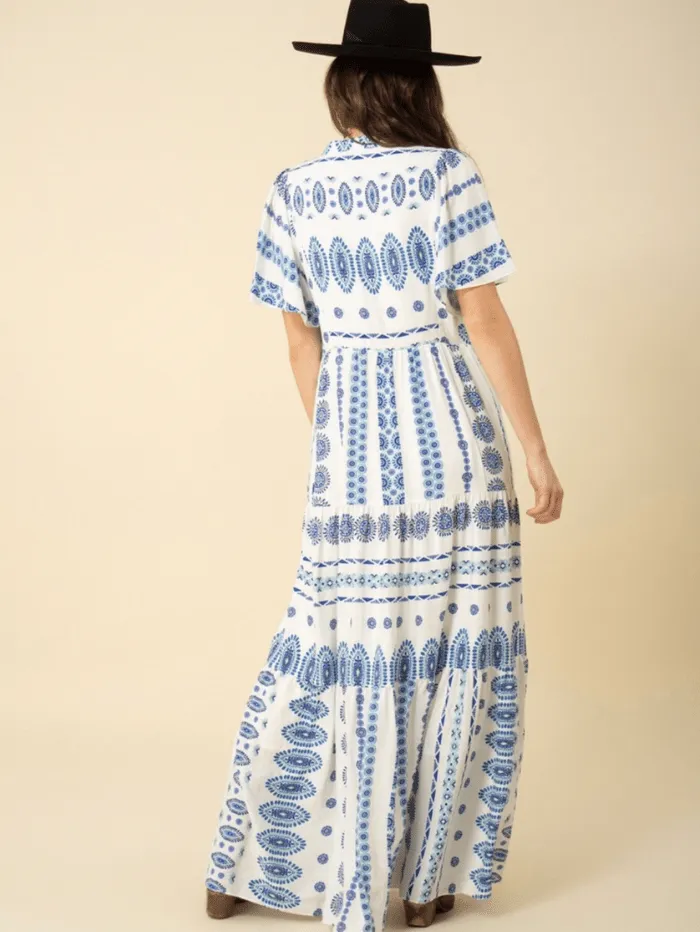 Hale Bob Printed Maxi Dress 33HW604M