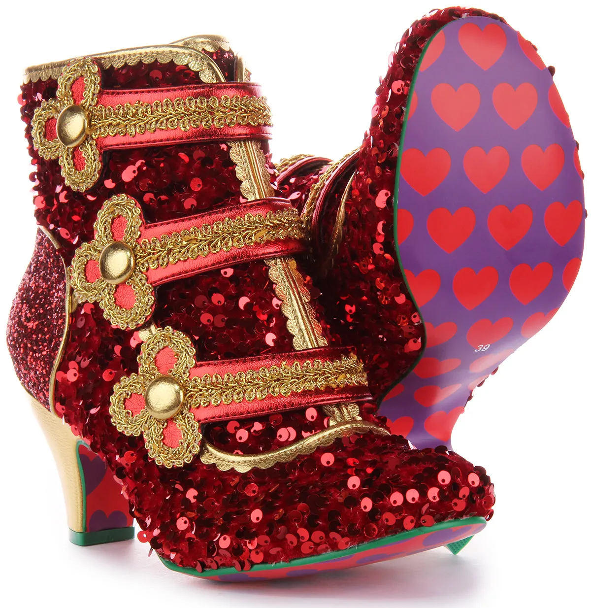 Irregular Choice Mouse King In Red For Women