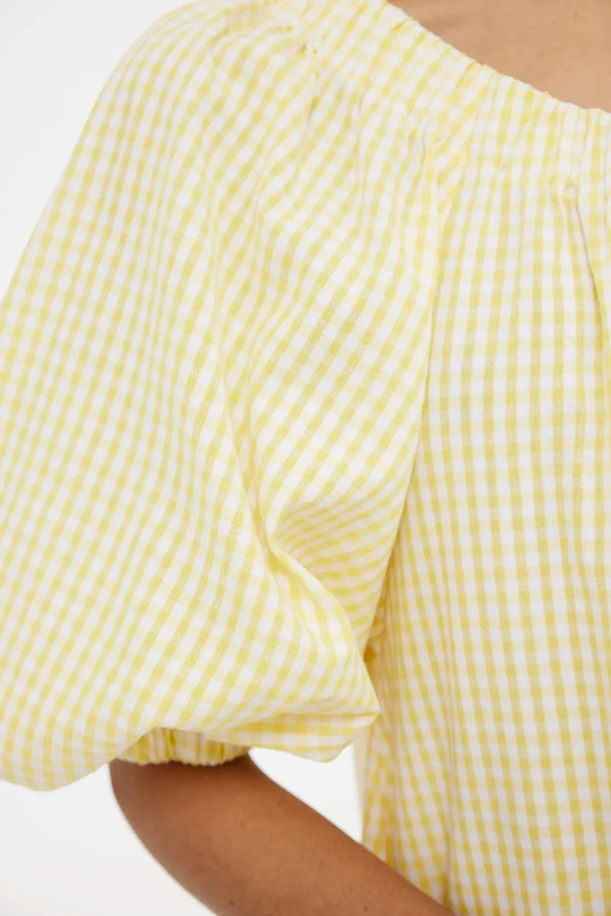 Kinney Poppy Dress - Citrus Gingham