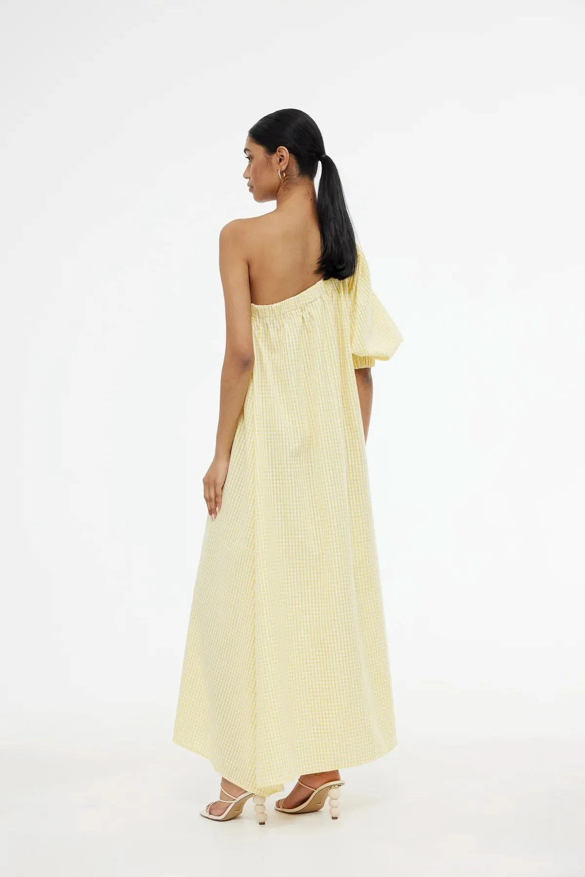 Kinney Poppy Dress - Citrus Gingham