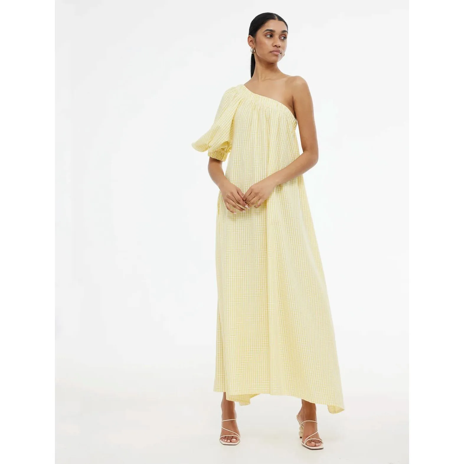 Kinney Poppy Dress - Citrus Gingham
