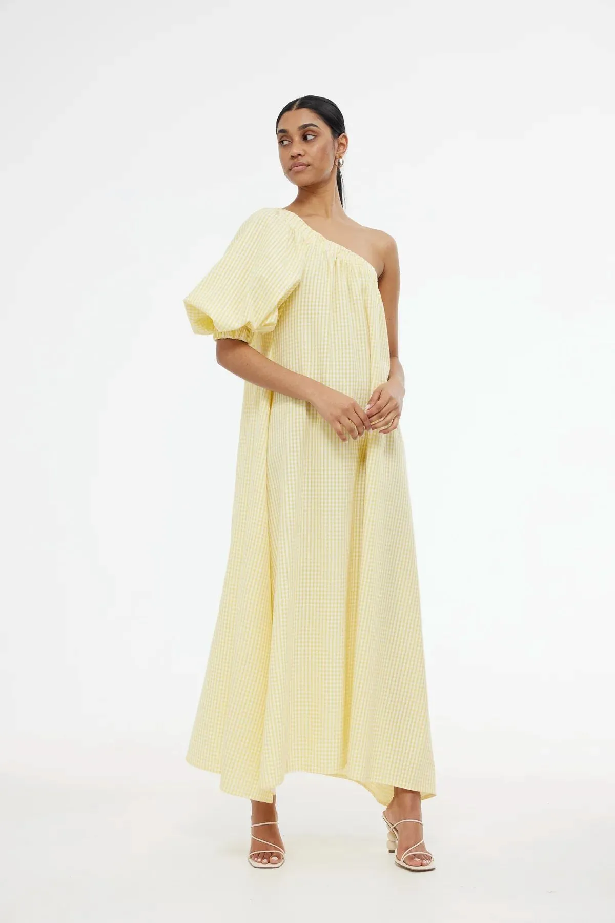 Kinney Poppy Dress - Citrus Gingham