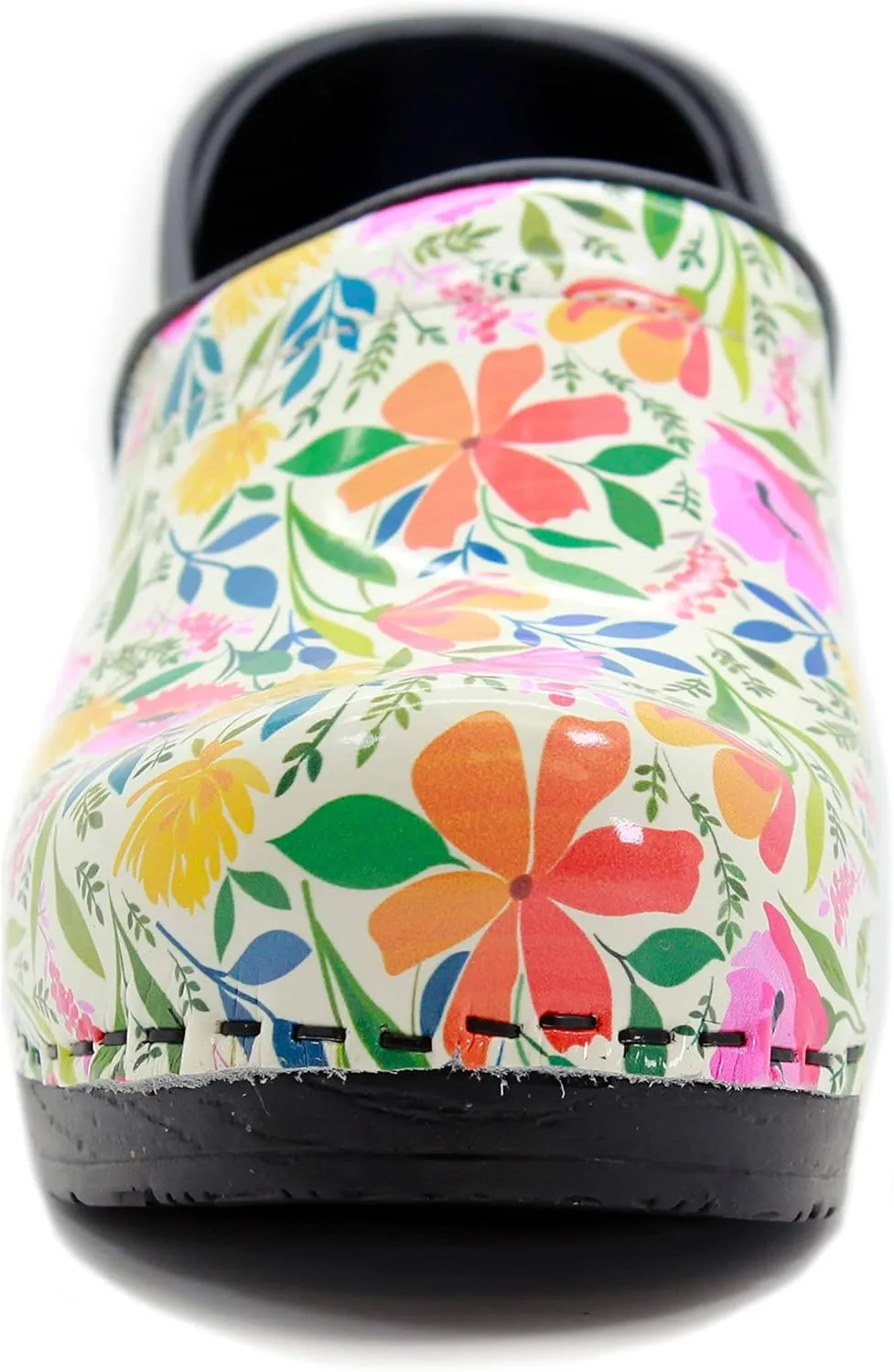KLGN Women's Professional Plus Patent Leather Clogs