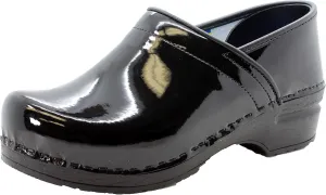 KLGN Women's Professional Plus Patent Leather Clogs