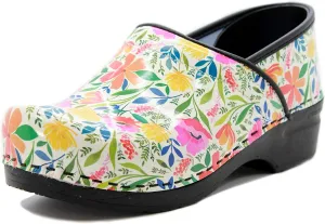 KLGN Women's Professional Plus Patent Leather Clogs