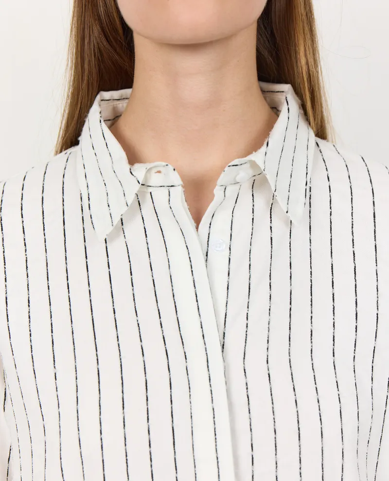 Levete Room Kerry Star White Stripe Shirt