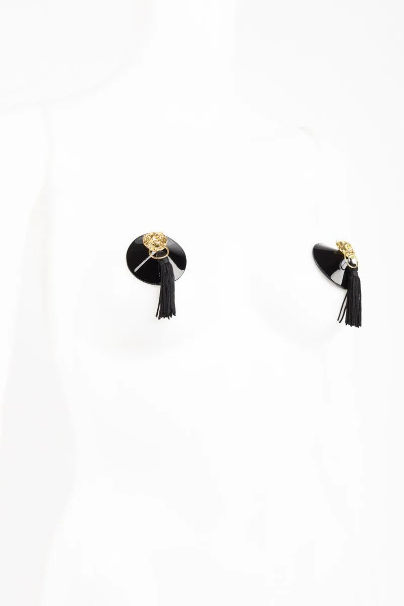 Lion Leather Tassel Pasties