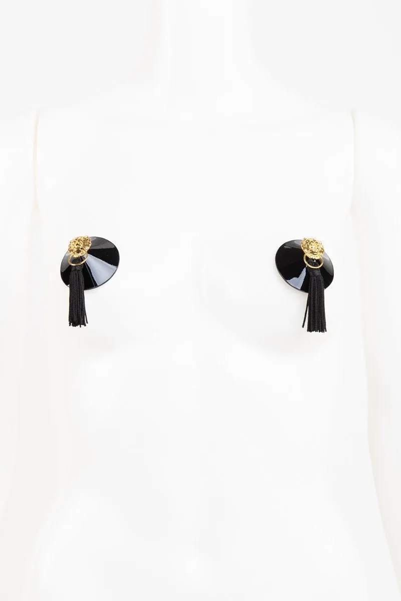 Lion Leather Tassel Pasties