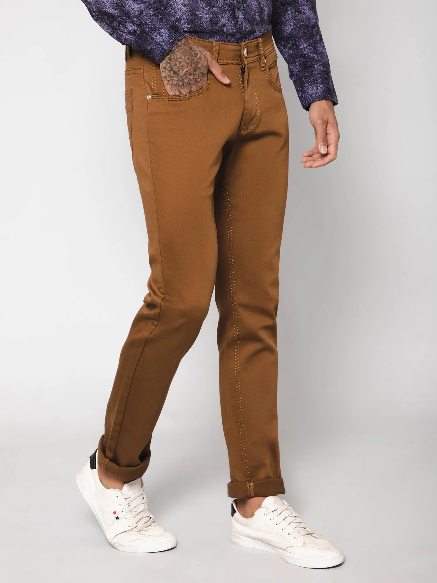 Men Brown Trouser