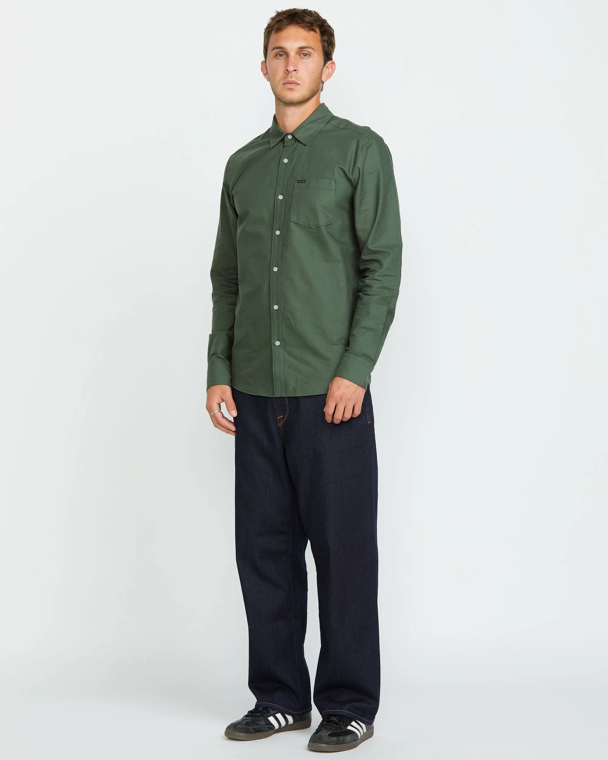 Mens Veeco Oxford Long Sleeve Shirt