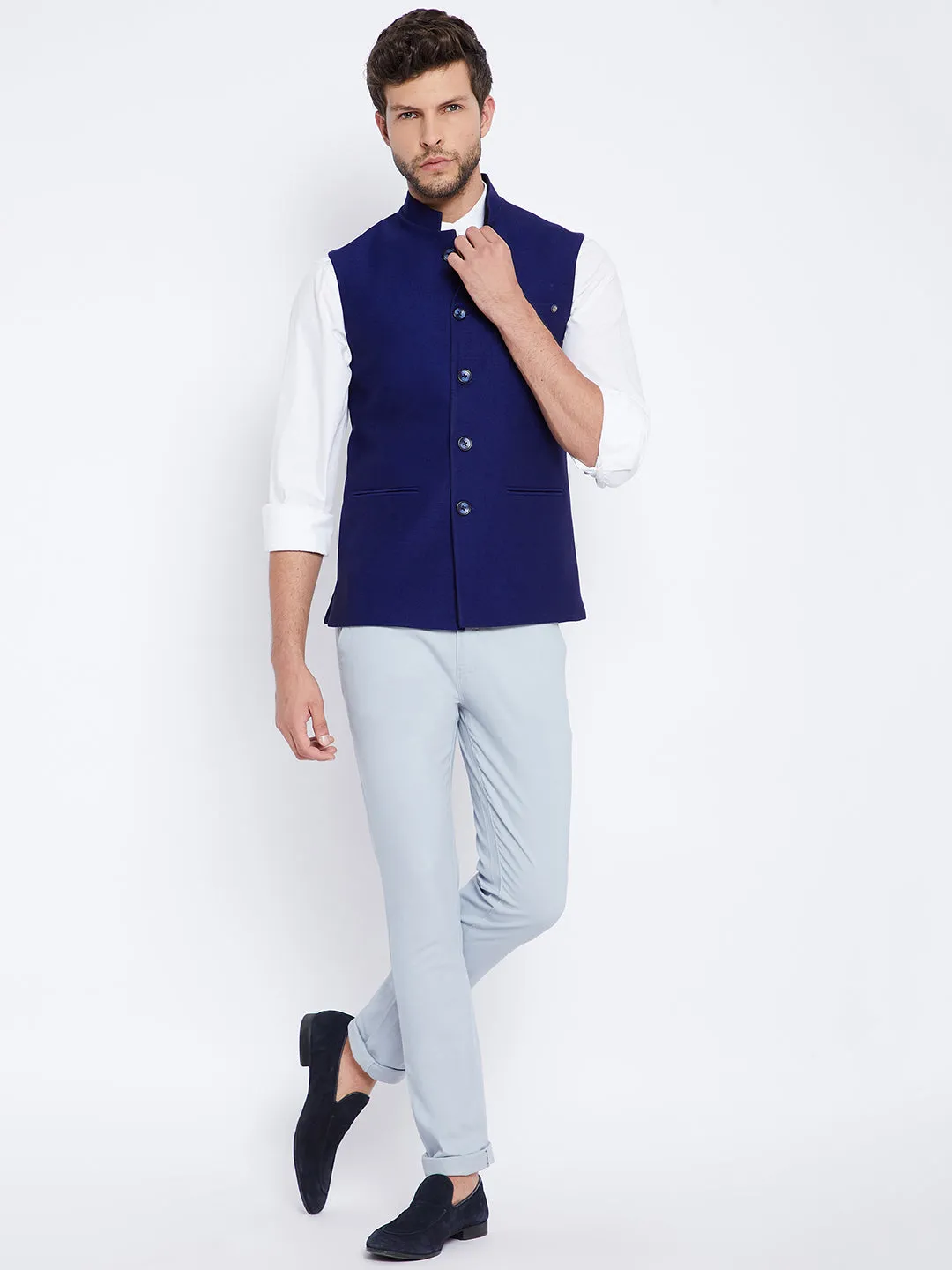 Navy Blue Waistcoat