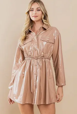 Patent Leather Dress