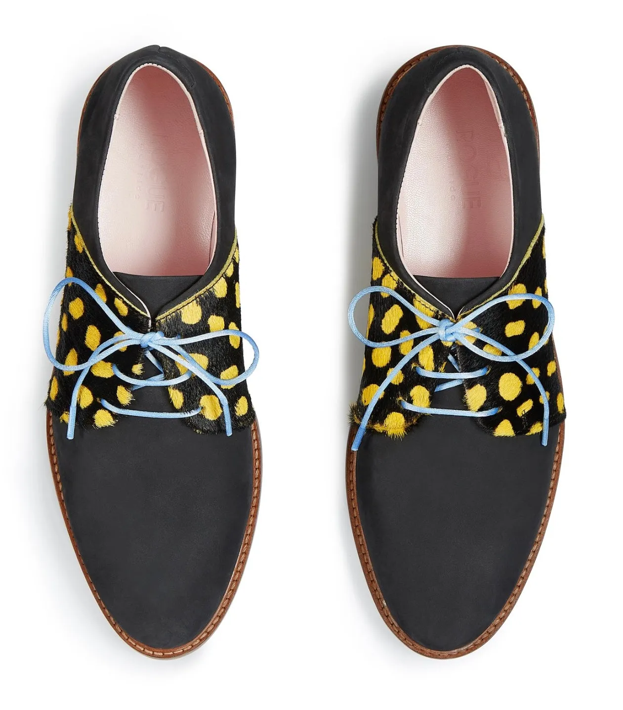 Rogue Matilda | Women's Black Jack Brogue | Black Suede