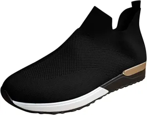 Shoes For Women Sneakers Trendy Slip On Walking Running Shoes Breathable Lightweight Athletic Workout Tennis Gym Sneakers