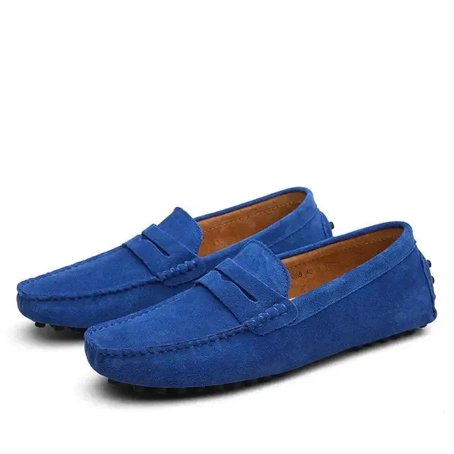 Suede Marina Loafers - Cross & Crown