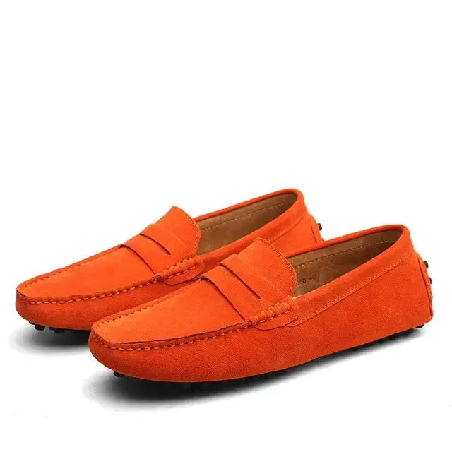 Suede Marina Loafers - Cross & Crown