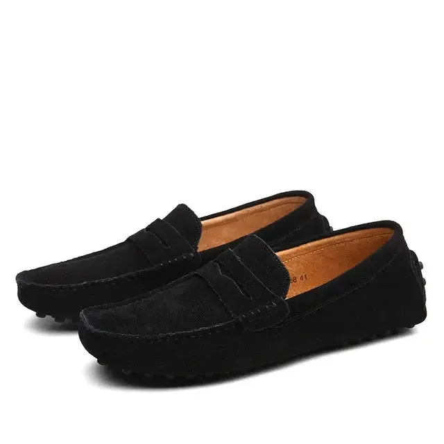 Suede Marina Loafers - Cross & Crown