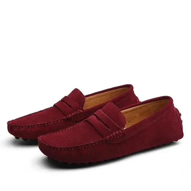 Suede Marina Loafers - Cross & Crown