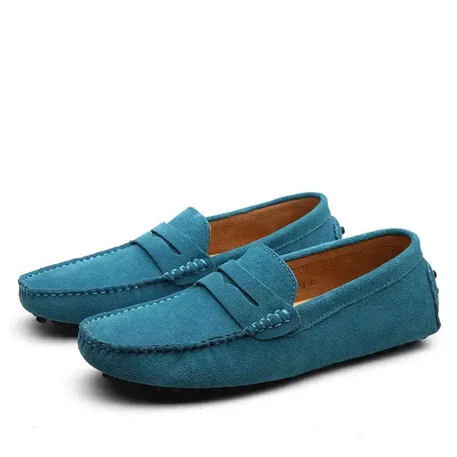 Suede Marina Loafers - Cross & Crown