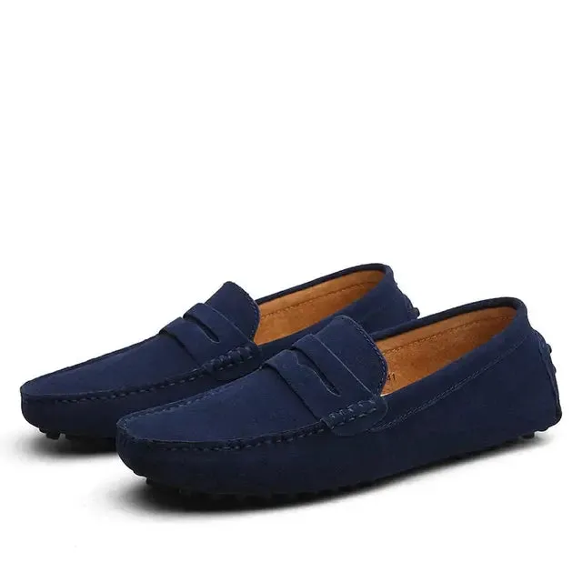 Suede Marina Loafers - Cross & Crown