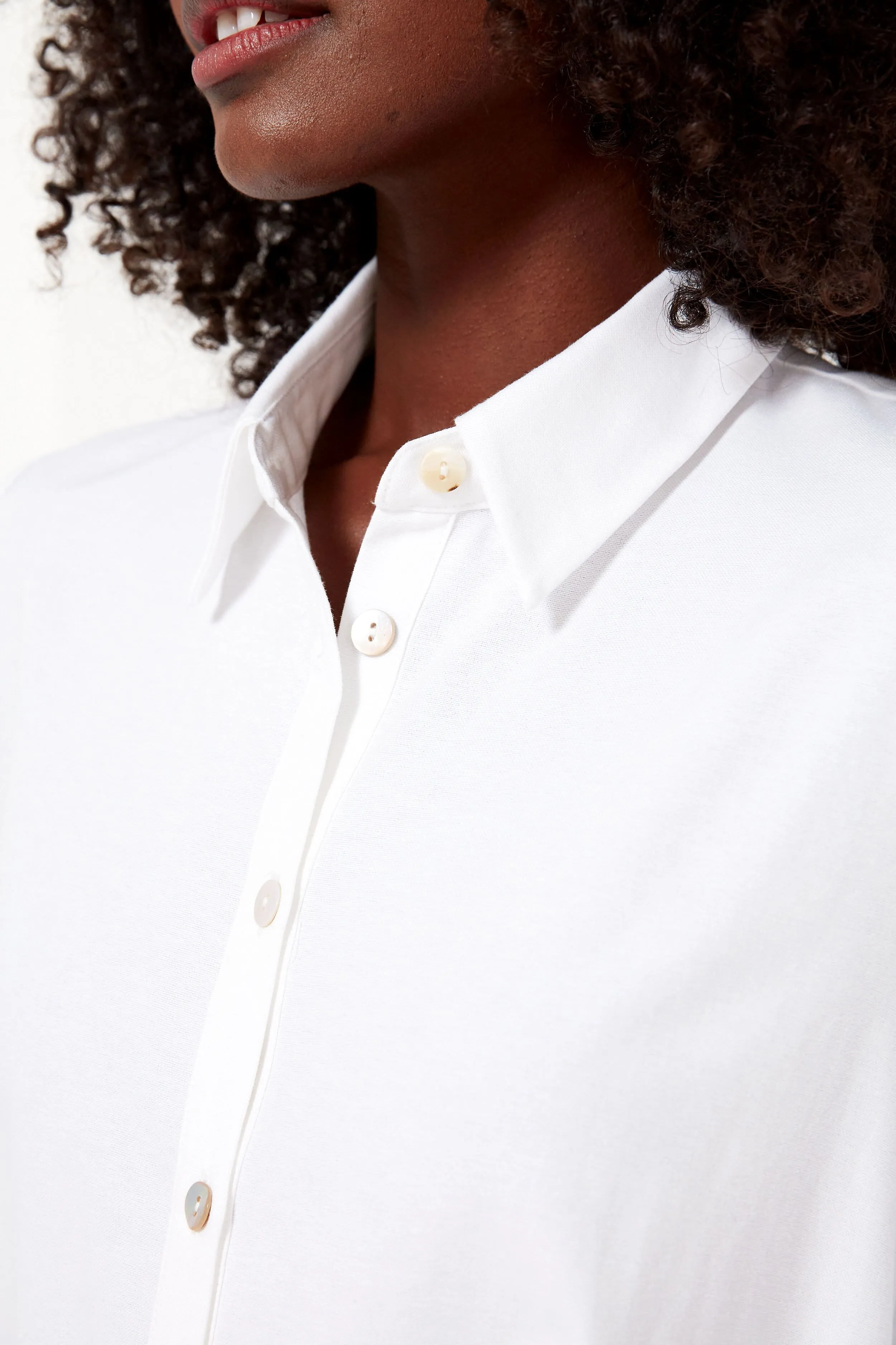 White Oxford Harris Shirt Dress